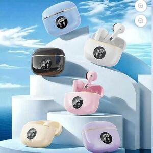 Wireless Bluetooth Headphones Electronic Charging Case Gym Earbud Earphones